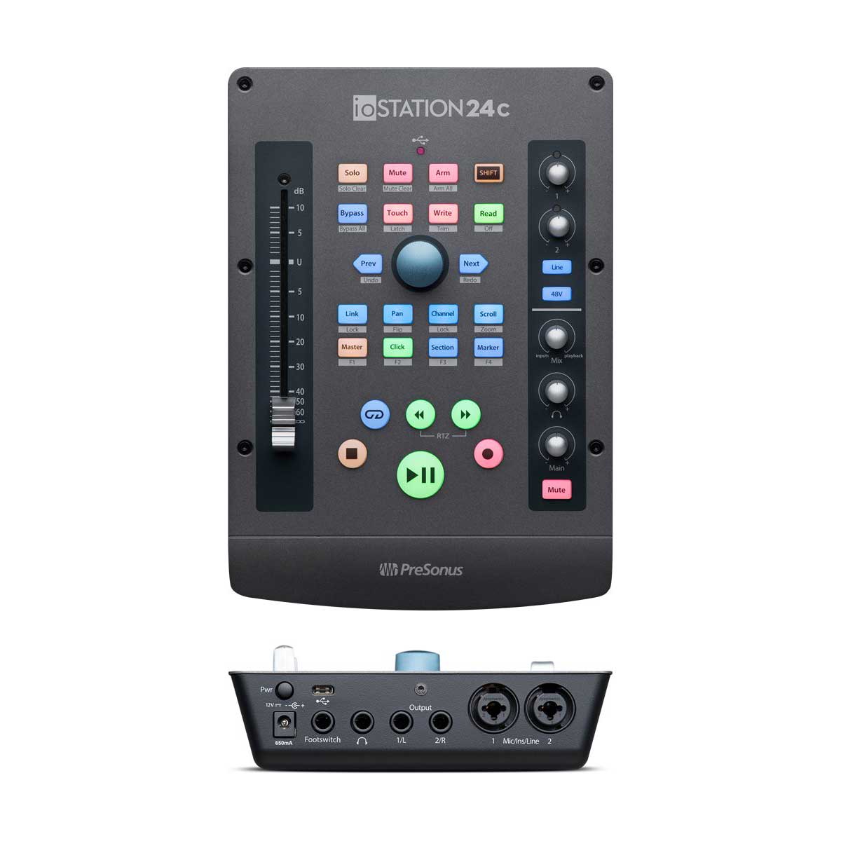 Presonus ioSTATION24c USB-C Audio Interface & Desktop Production Controller