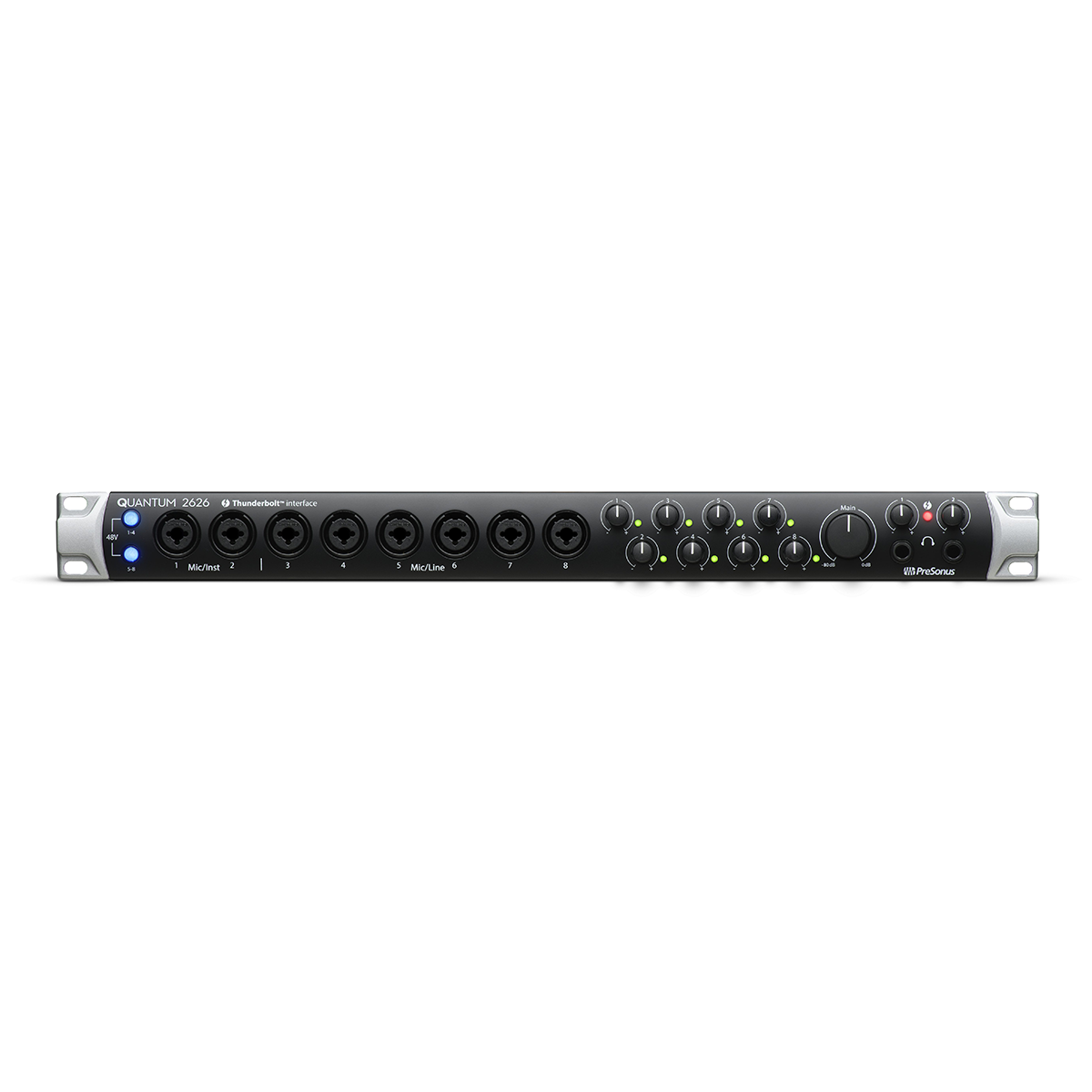 PreSonus Quantum 2626: 26x26 Thunderbolt™ 3 Audio Interface Front