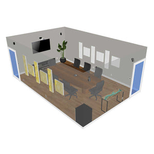 Primacoustic Clarity Room Kit for improving acoustics of Shared Offices, Boardrooms or Home