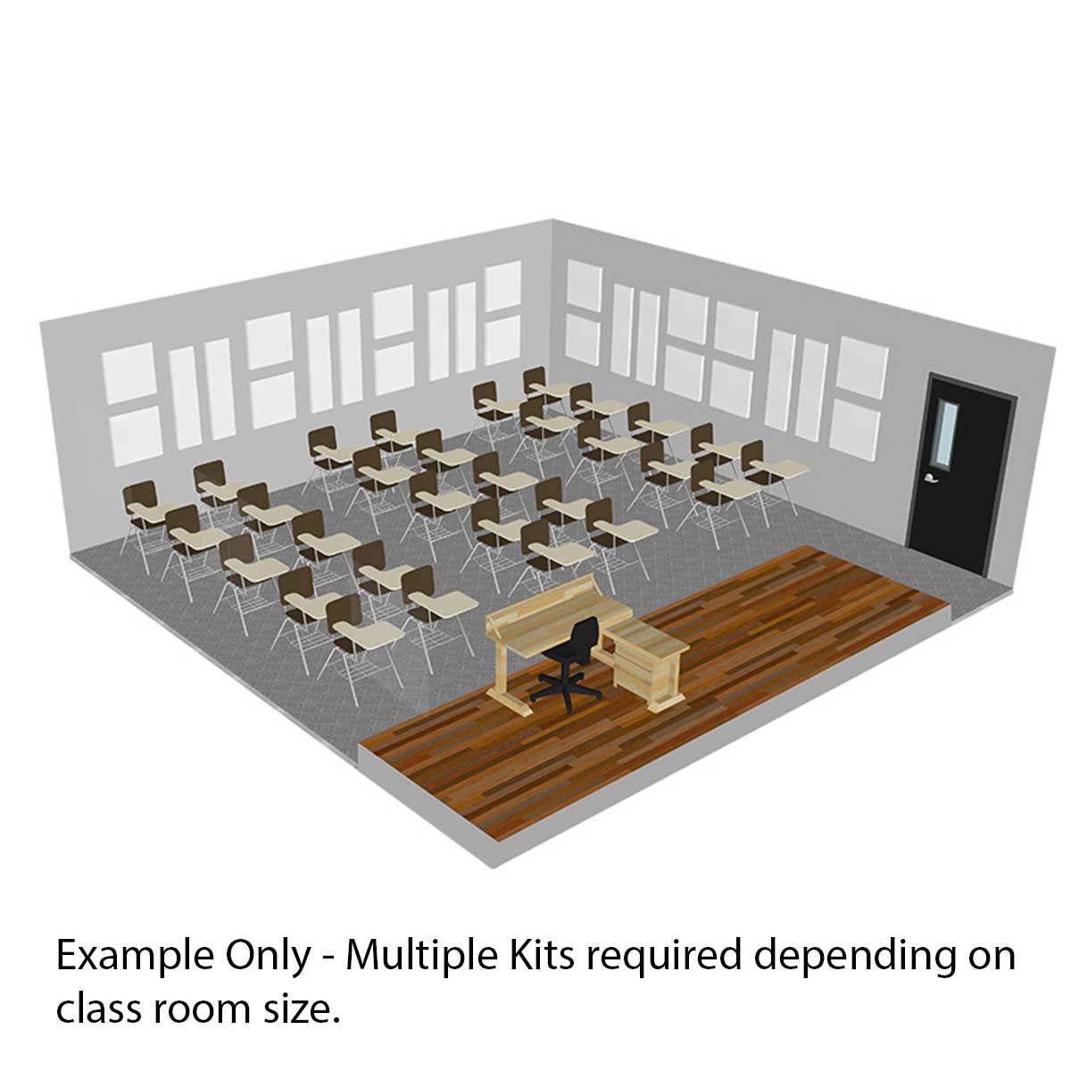 Primacoustic Clarity Room Kit for improving acoustics of Shared Offices, Boardrooms or Home