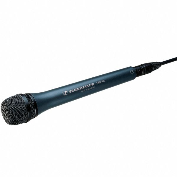 Sennheiser MD 46 Dynamic Cardiod Reporter Microphone
