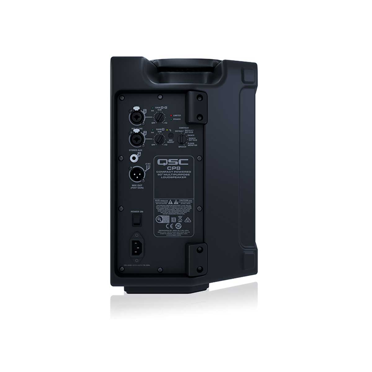 Cp8 QSC CP8 1000W 8-inch Compact Active Loudspeaker - Sounds Easy