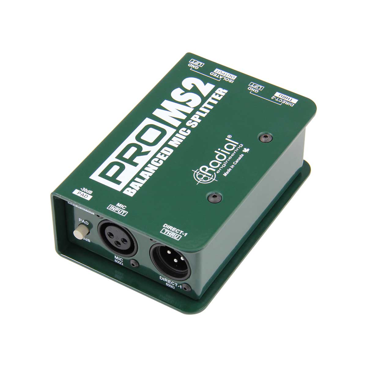 Radial ProMS2 Passive Mic splitter Angle