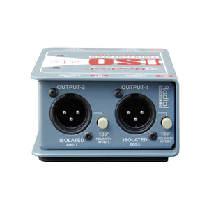 Radial Engineering Twin-Iso Line level isolator, passive 2 ch balanced with high performance transformers