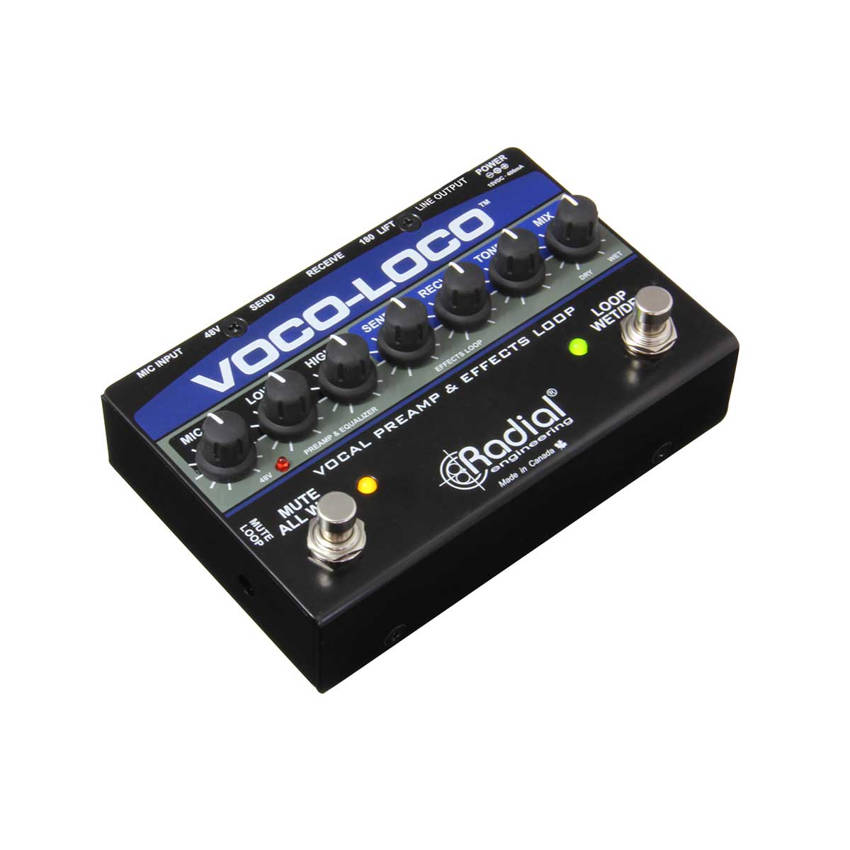 Radial Engineering Voco-Loco Effects Switcher for Voice or Instrument