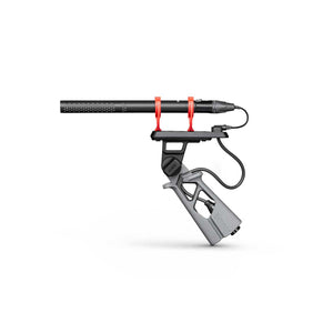 Rode NTG5 Shotgun Microphone with pistol grip and windshield