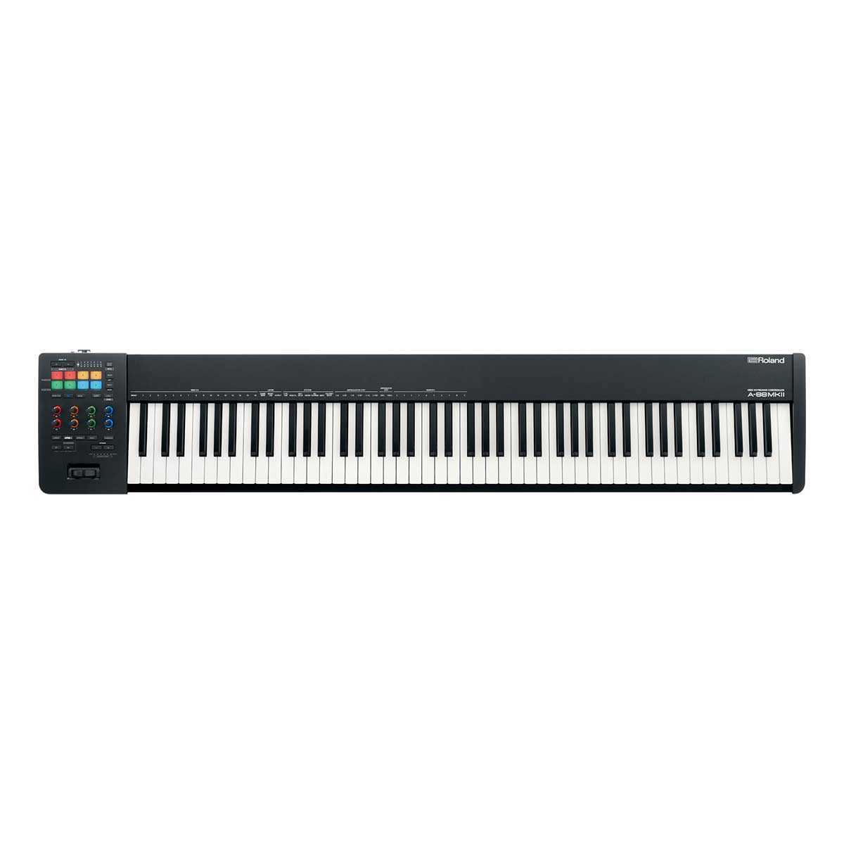 Roland A-88MKII 88-Key MIDI Controller Keyboard Top