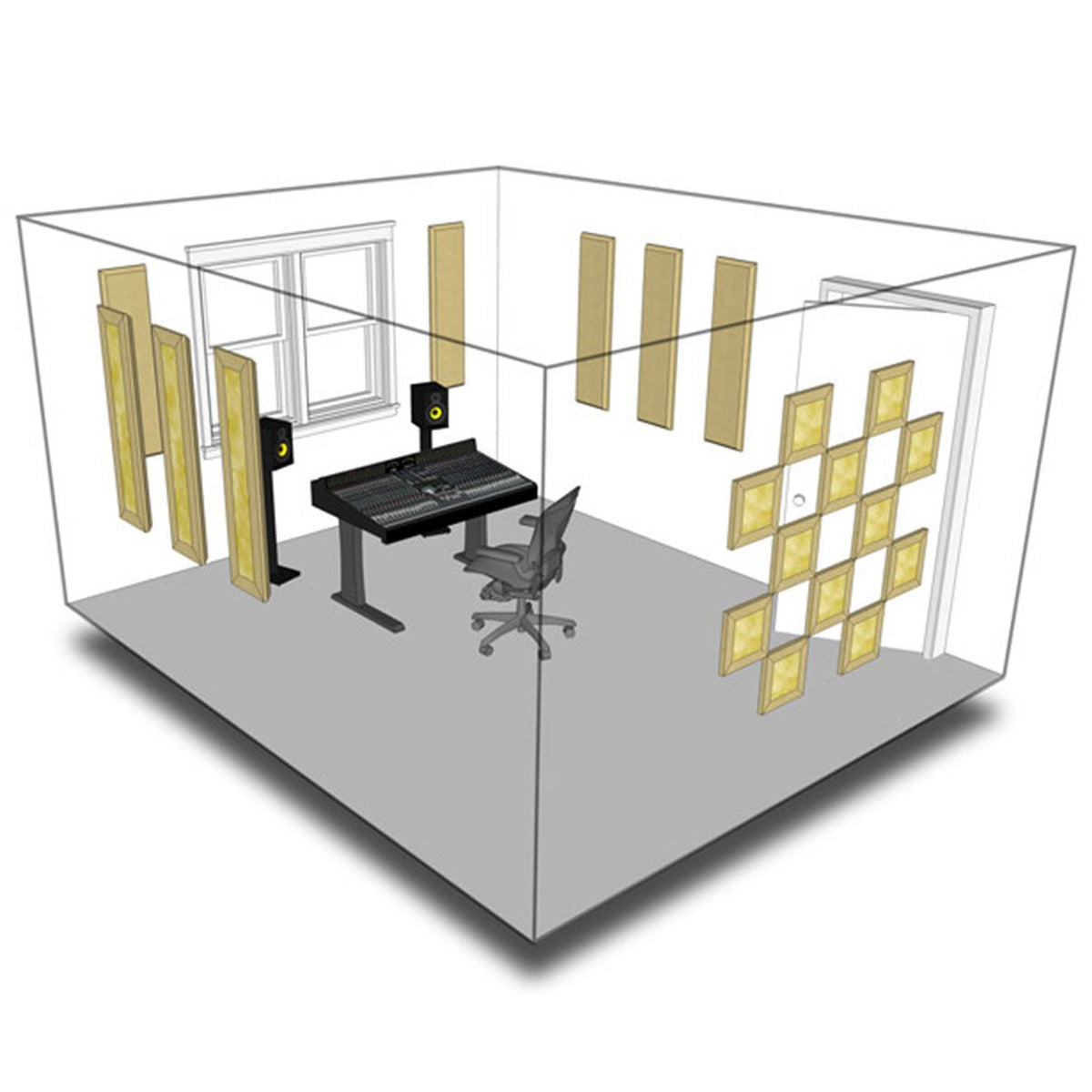 Room Treatment Kits - Primacoustic London 10 Room Kit