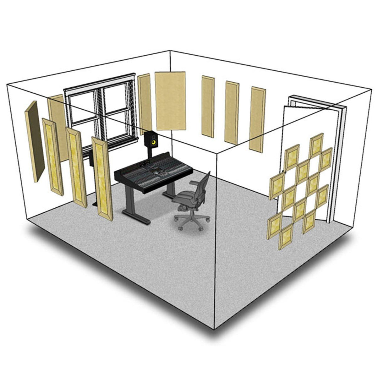 Room Treatment Kits - Primacoustic London 12 Room Kit