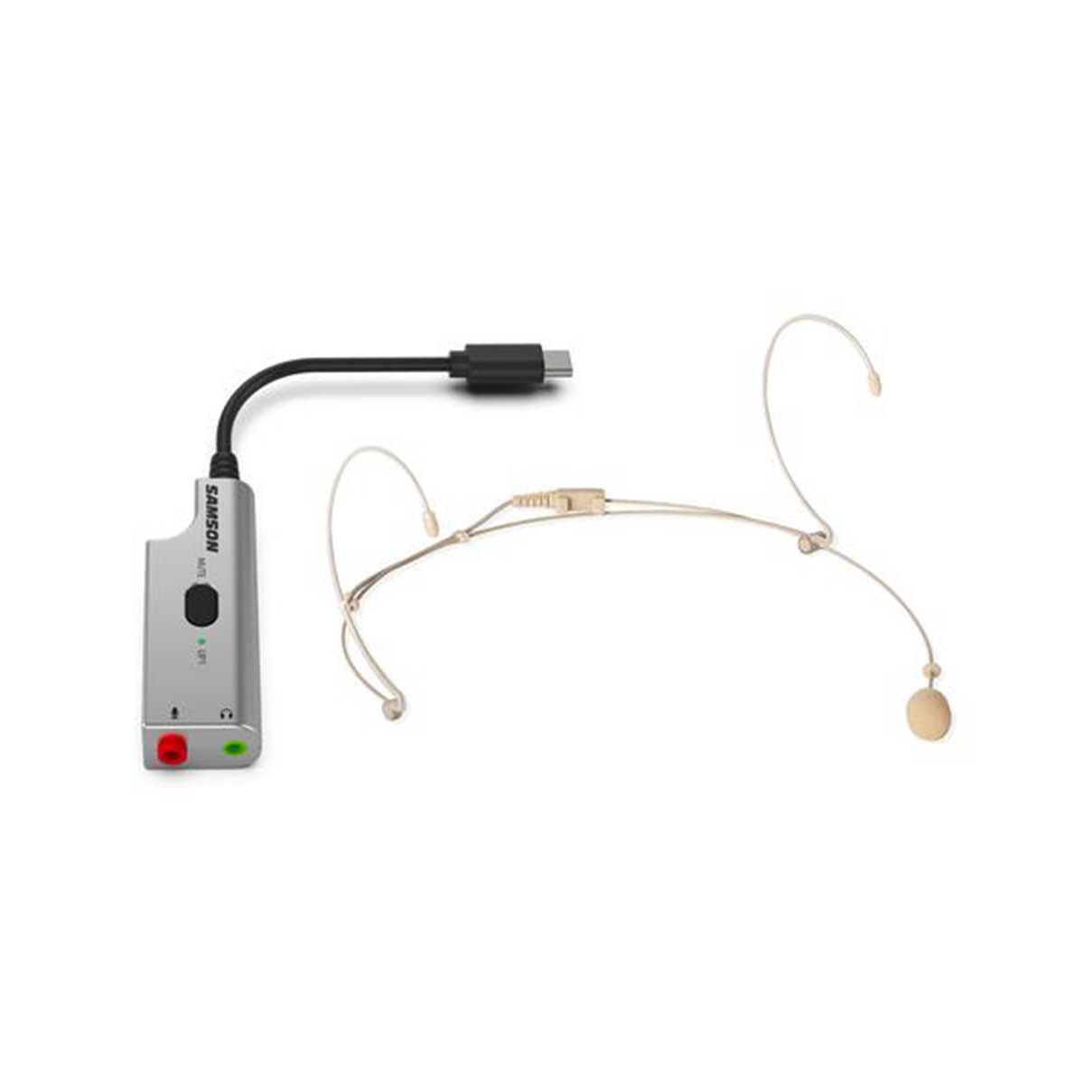 Samson DEU1 Broadcast Headset Microphone Bundle with USB Interface