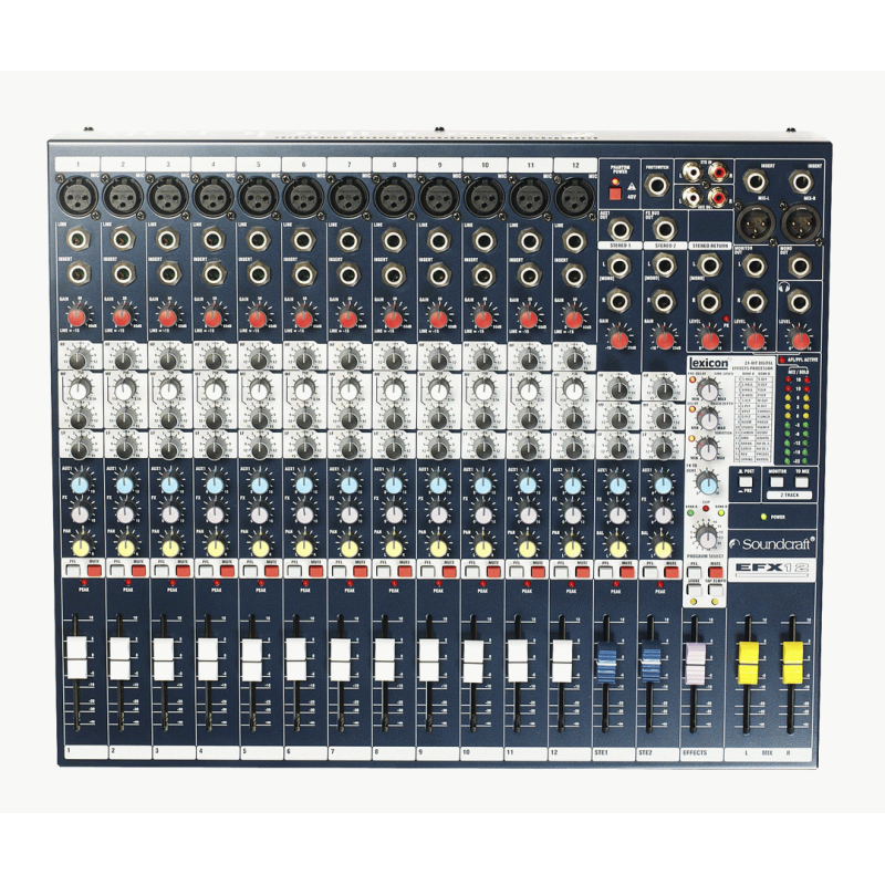Soundcraft EFX12 12 Channel Mixer with Lexicon FX