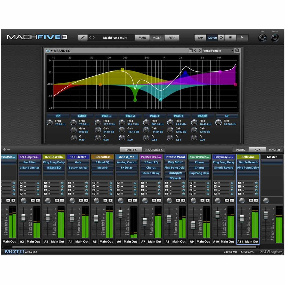 Software Instruments - MOTU MachFive 3 Universal Virtual Sampler