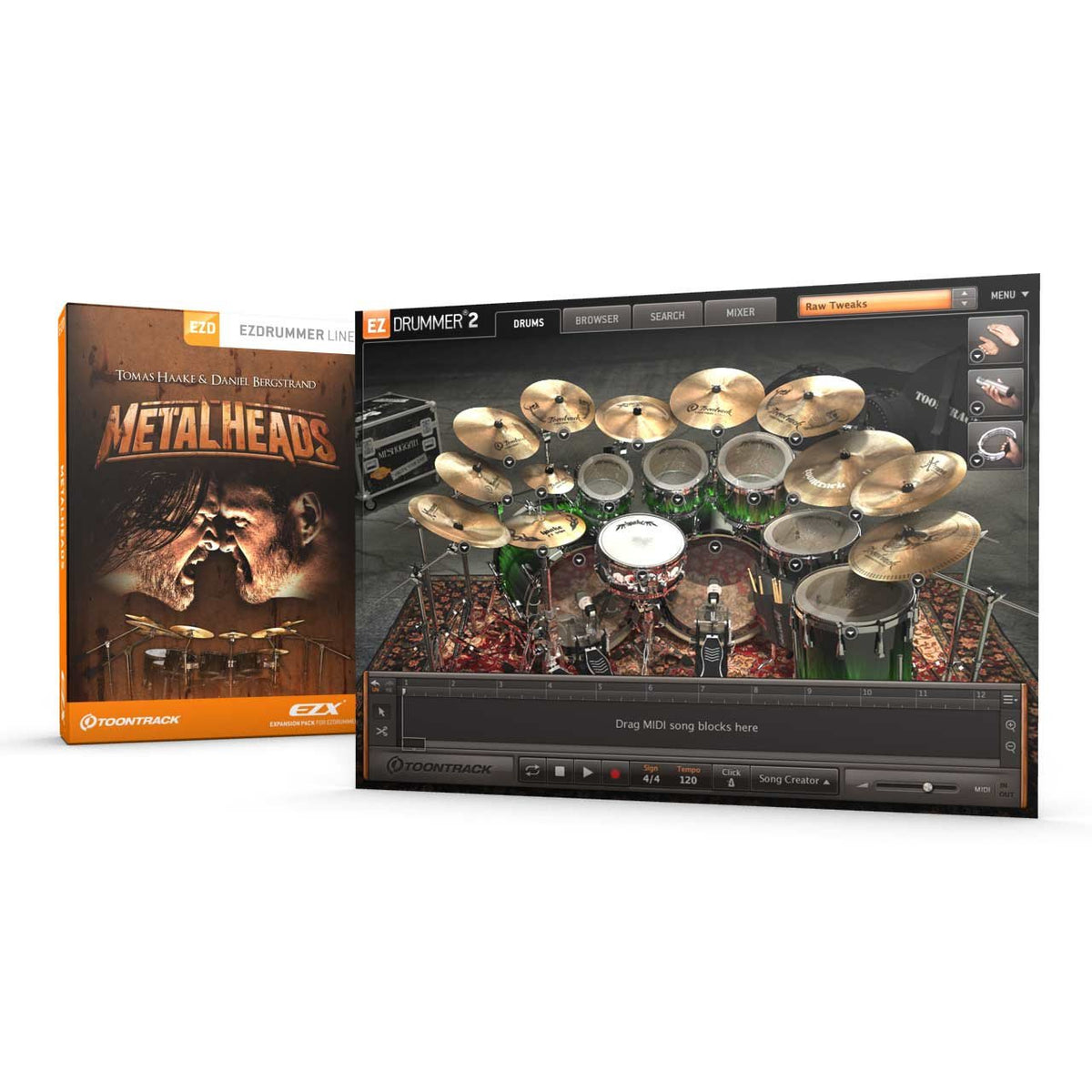 Sound Library Expansions - Toontrack Metalheads EZX Expansion Pack For EZDrummer