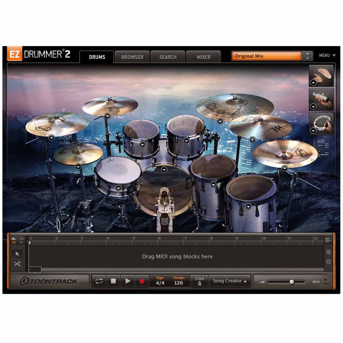 Sound Library Expansions - Toontrack Rock Solid EZX Expansion Pack For EZDrummer