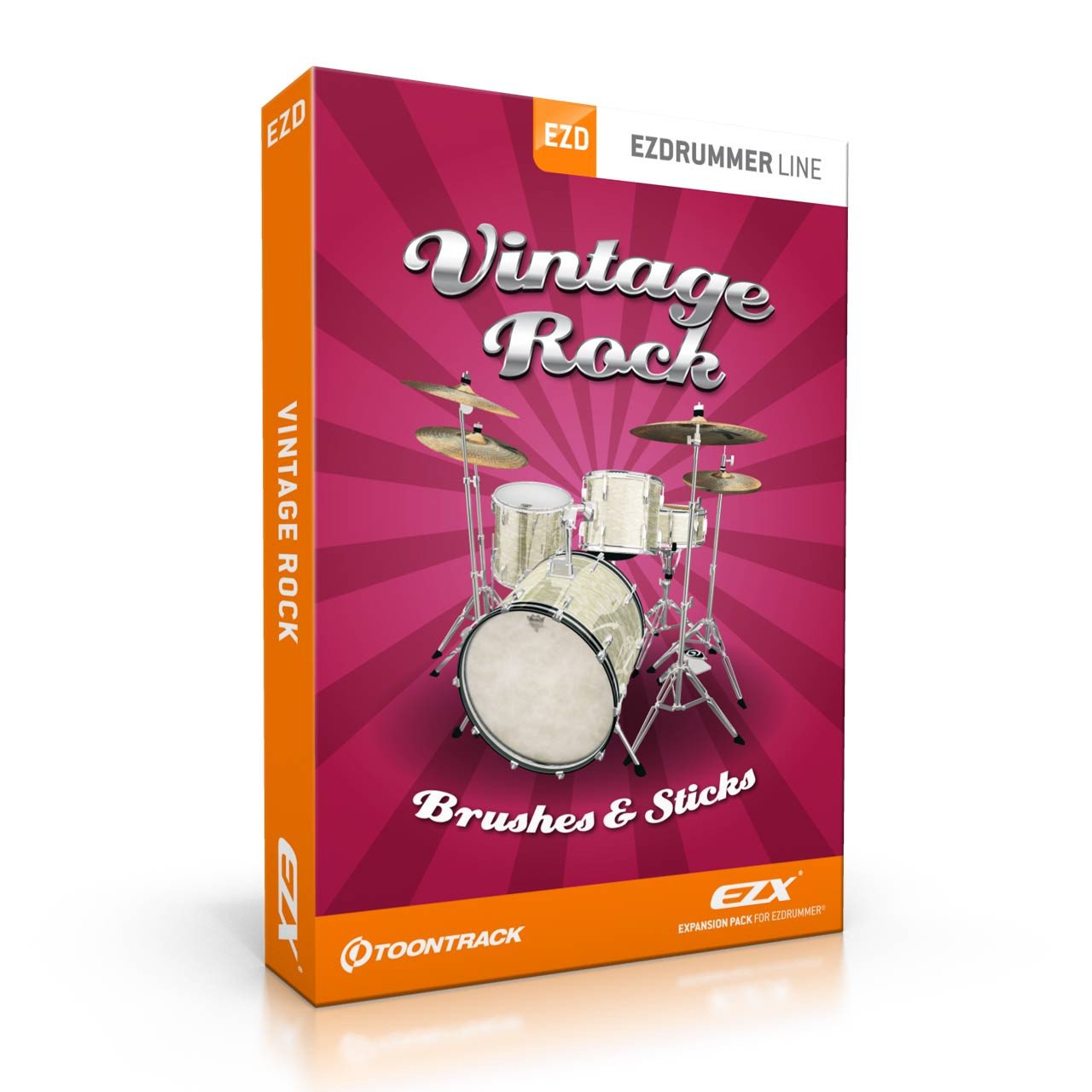 Sound Library Expansions - Toontrack Vintage Rock EZX Expansion Pack For EZDrummer