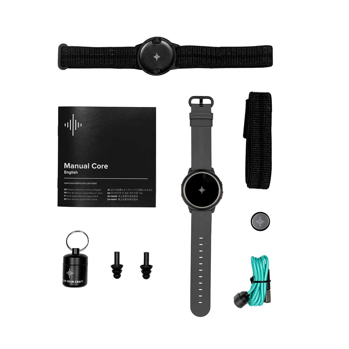 Soundbrenner Core Wearable Metronome, Tuner, dB Meter and Watch