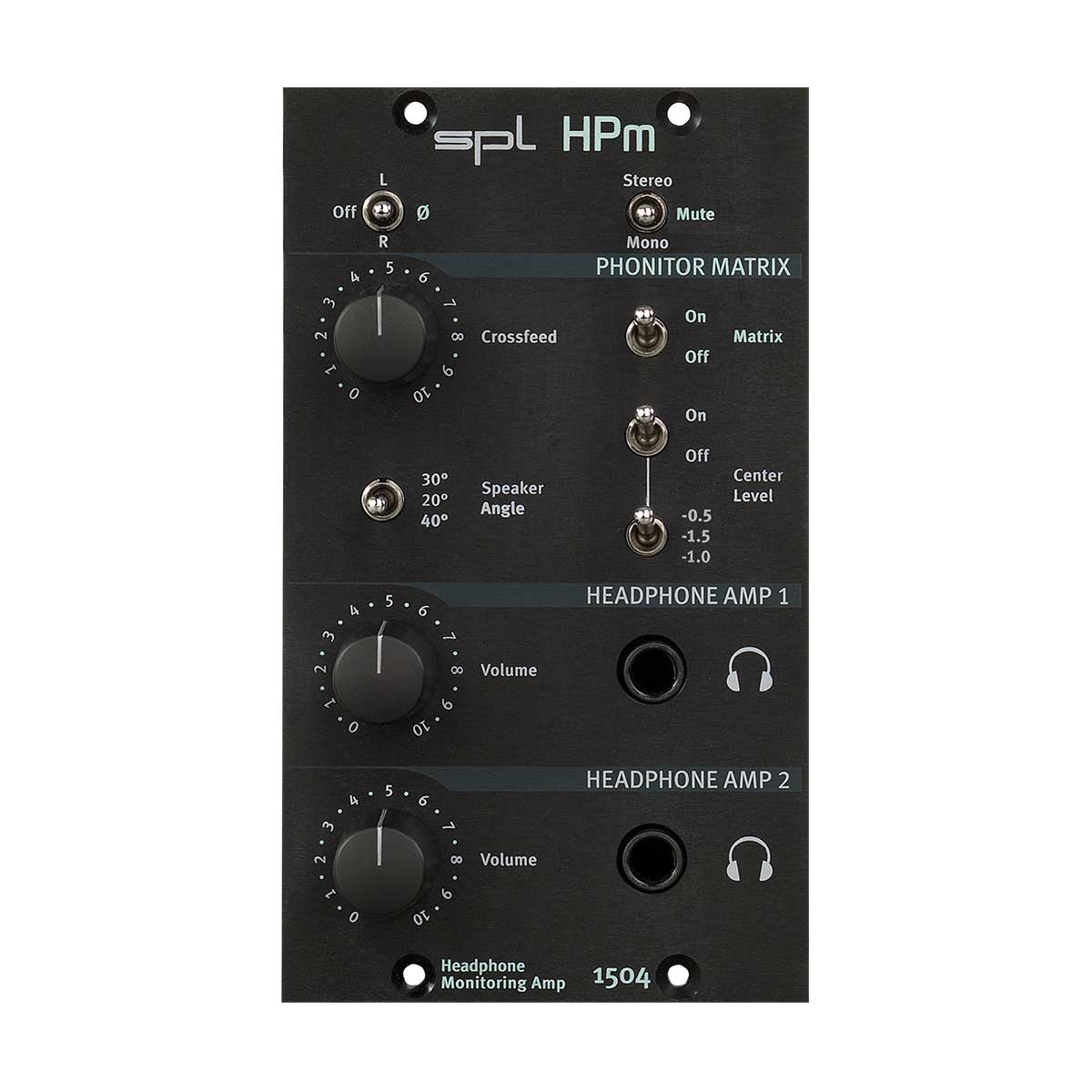 SPL HPm 500-series Headphone Monitoring Amplifier Front