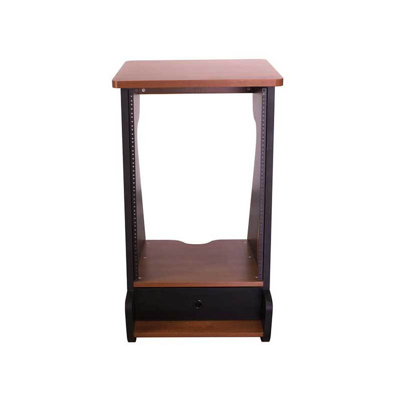 Studio Furniture - Zaor MIZA Rack 16 MkII Side Rack 16 RU With Bottom Drawer