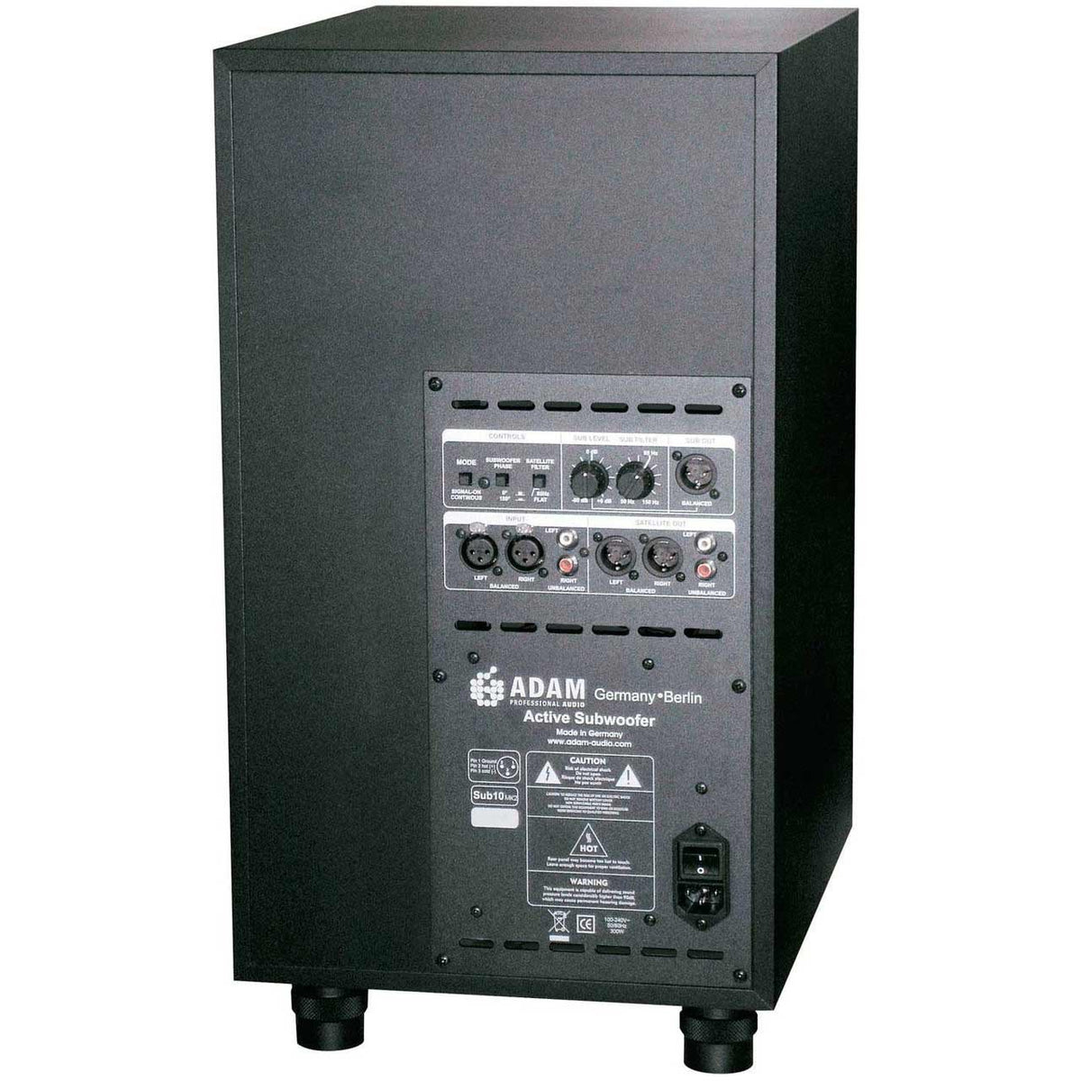 Subwoofers - Adam Sub10 Mk2 Active Studio Subwoofer