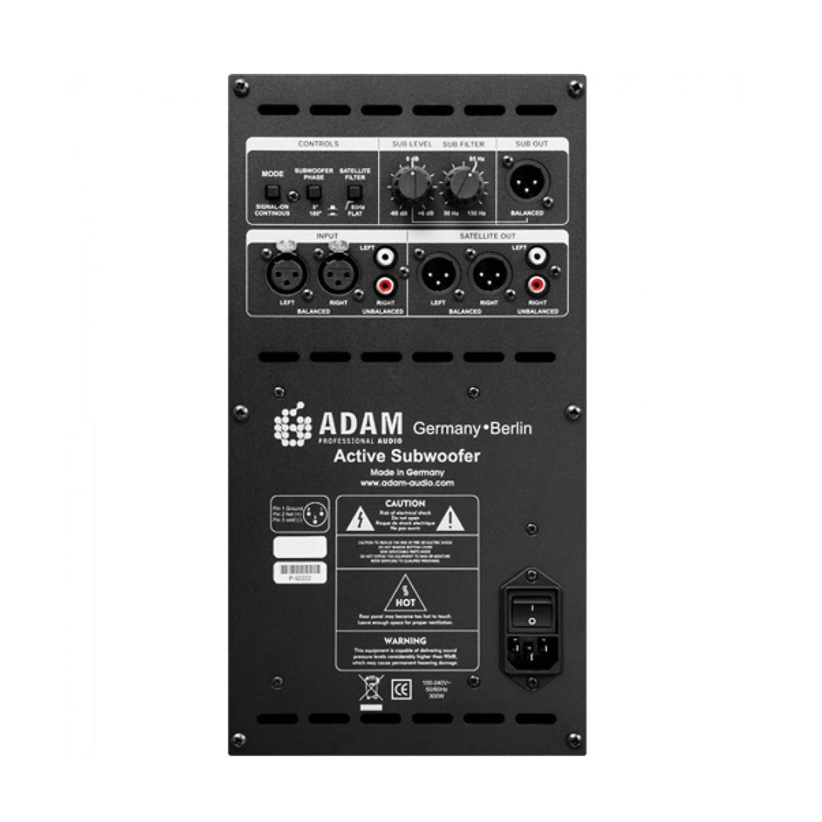 Subwoofers - Adam Sub12 Active Studio Subwoofer