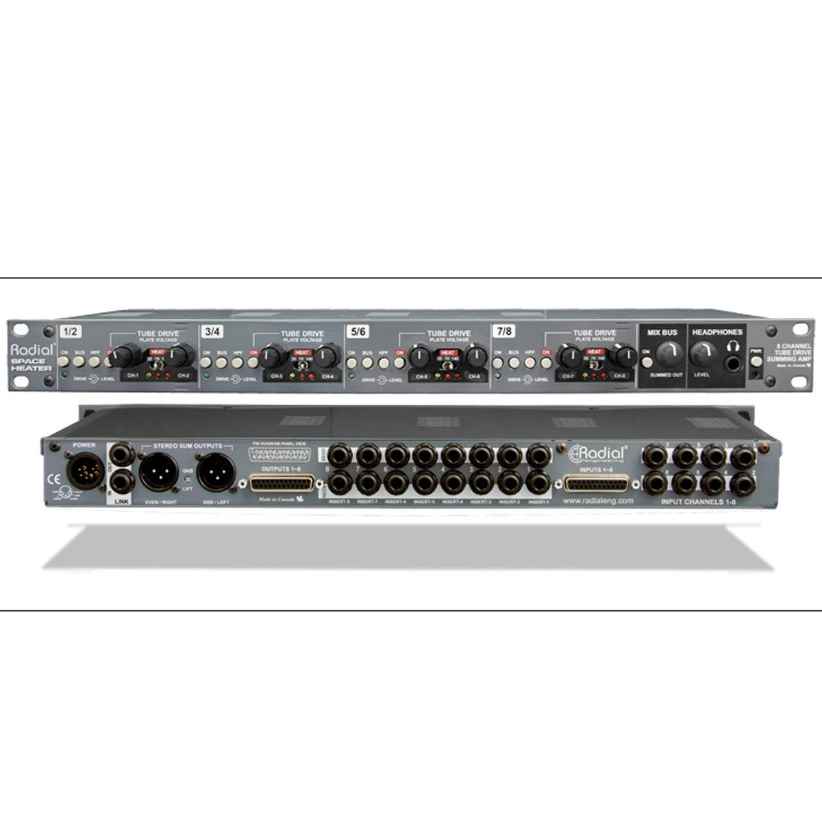 Summing Mixers - Radial Space Heater Analog Summing Mixer & Tube Drive