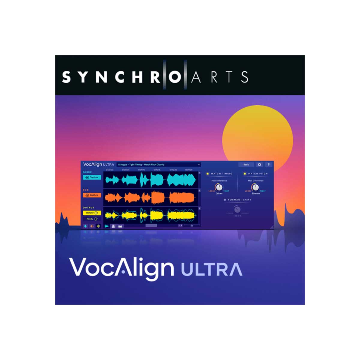 Synchroarts Vocalign Ultra Advanced Timing & Pitch Alignment Plugin