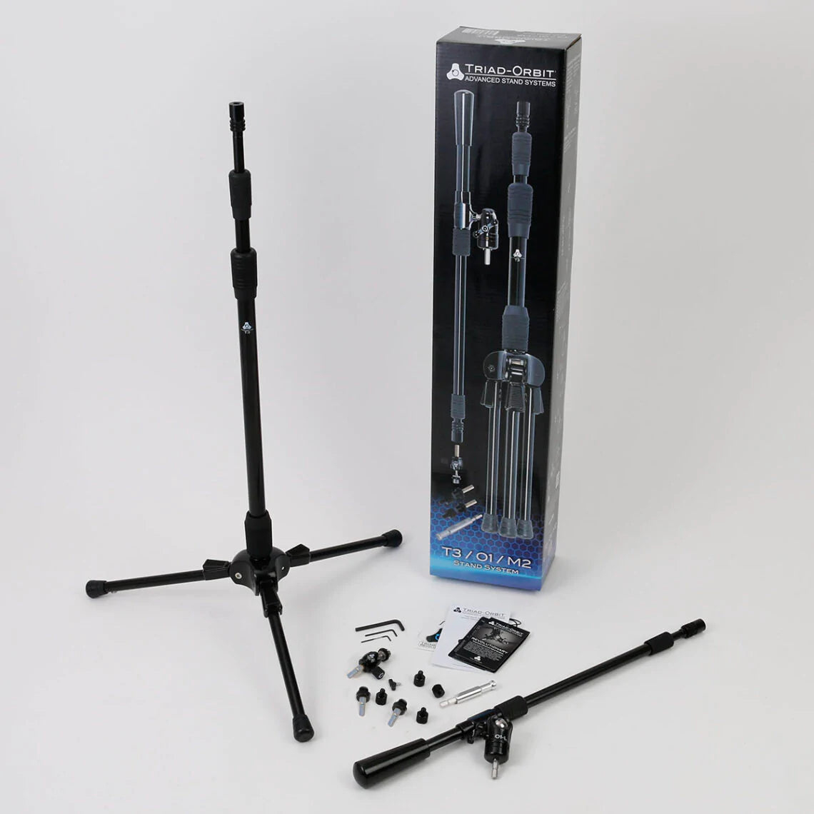 Triad-Orbit Tall Tripod Stand System including (1) T3, (1) O1-L, and (1) M2