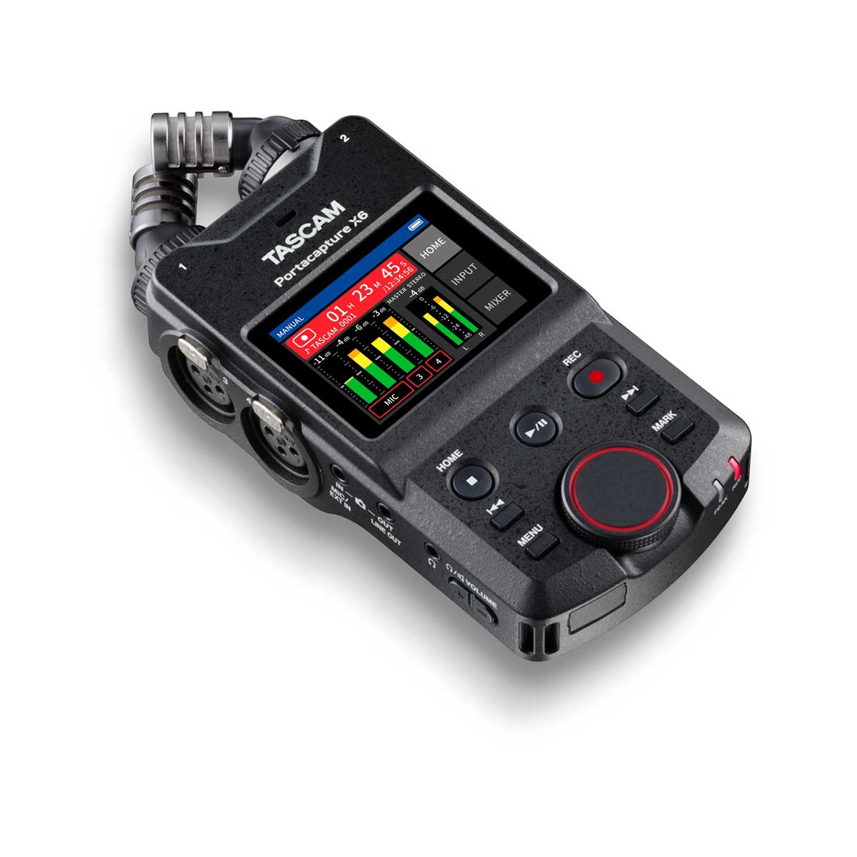 Tascam Portacapture X6 High-Res Multi-Track Handheld Recorder