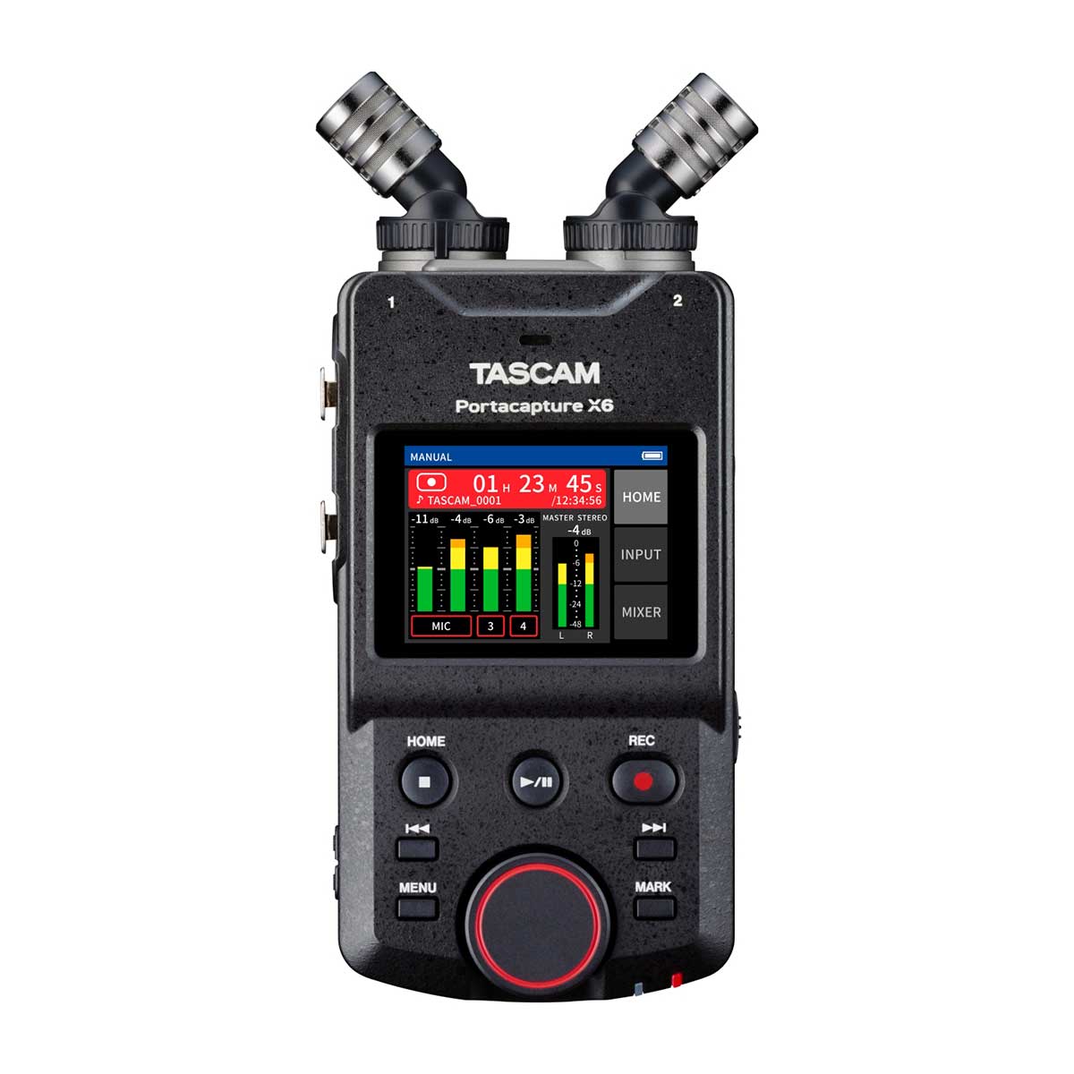 Tascam Portacapture X6 High-Res Multi-Track Handheld Recorder