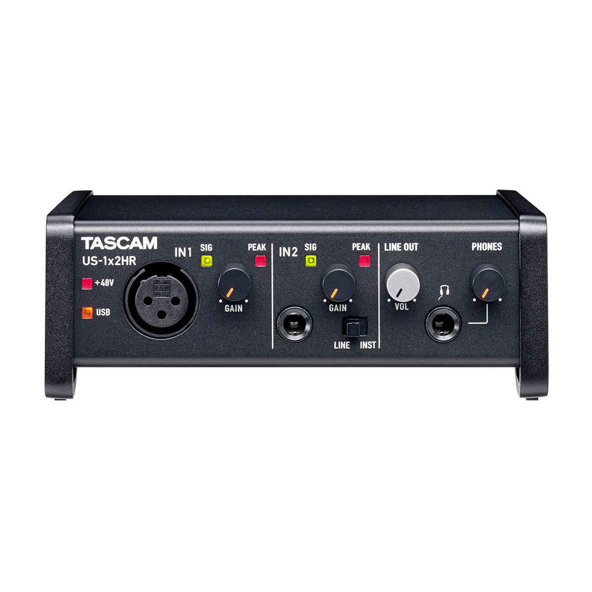 Tascam US-1x2HR 1Mic, 2IN/2OUT High Resolution Versatile USB Audio Interface