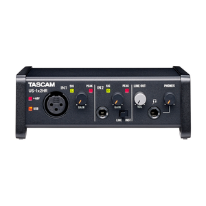 Tascam US-1x2HR 1Mic, 2IN/2OUT High Resolution Versatile USB Audio Interface