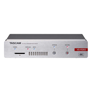 Tascam VS-R265 4K/UHD AV Over IP Live Streaming Encoder