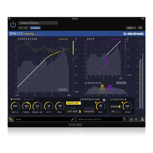 TC Electronic Midas-Powered High-End Dynamics Channel Plug-In with Analog-Feel Desktop Interface