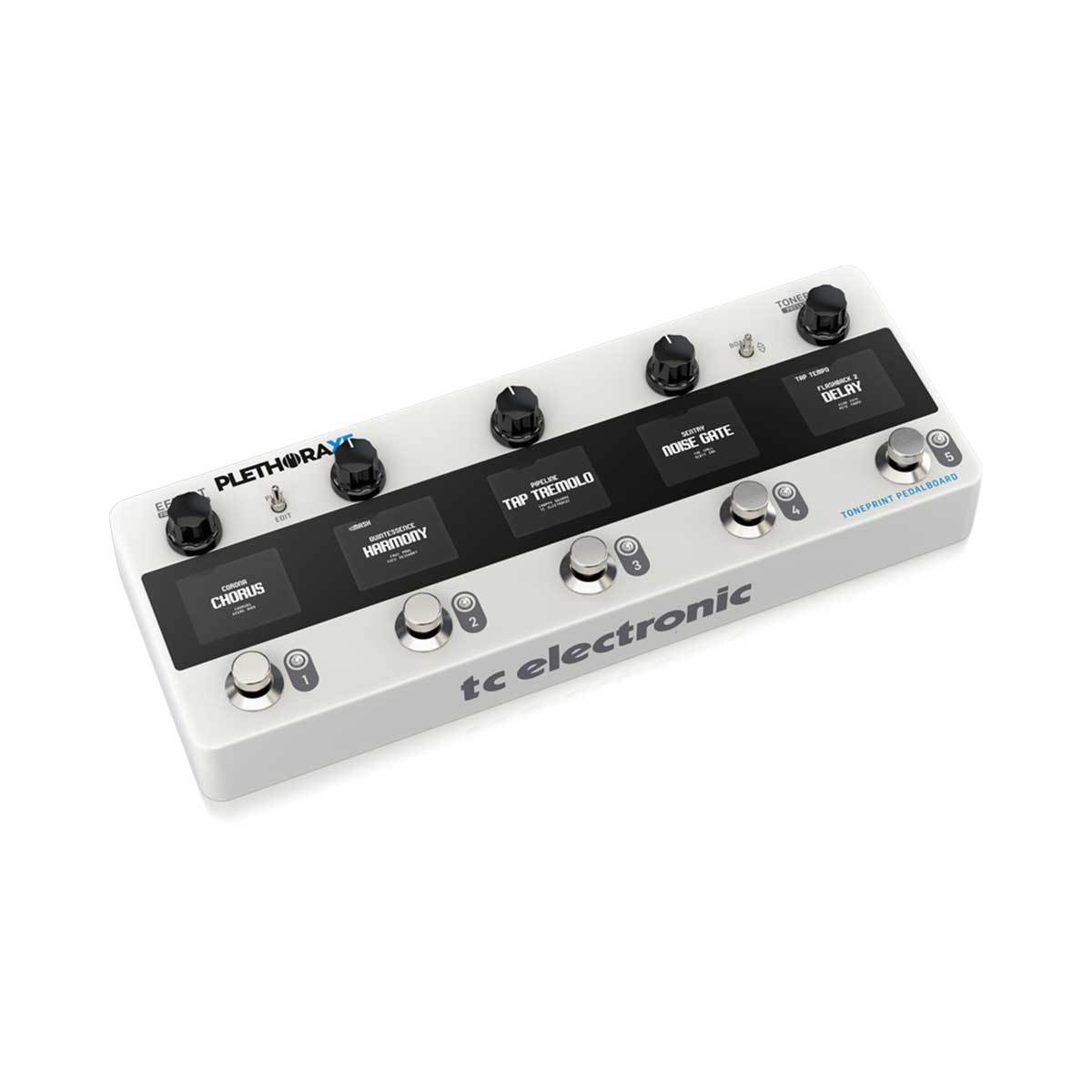 TC Electronic Plethora X5 Guitar Effects Pedal Board Left Angle