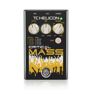 TC Helicon Critical Mass Studio-Quality Vocal Stompbox