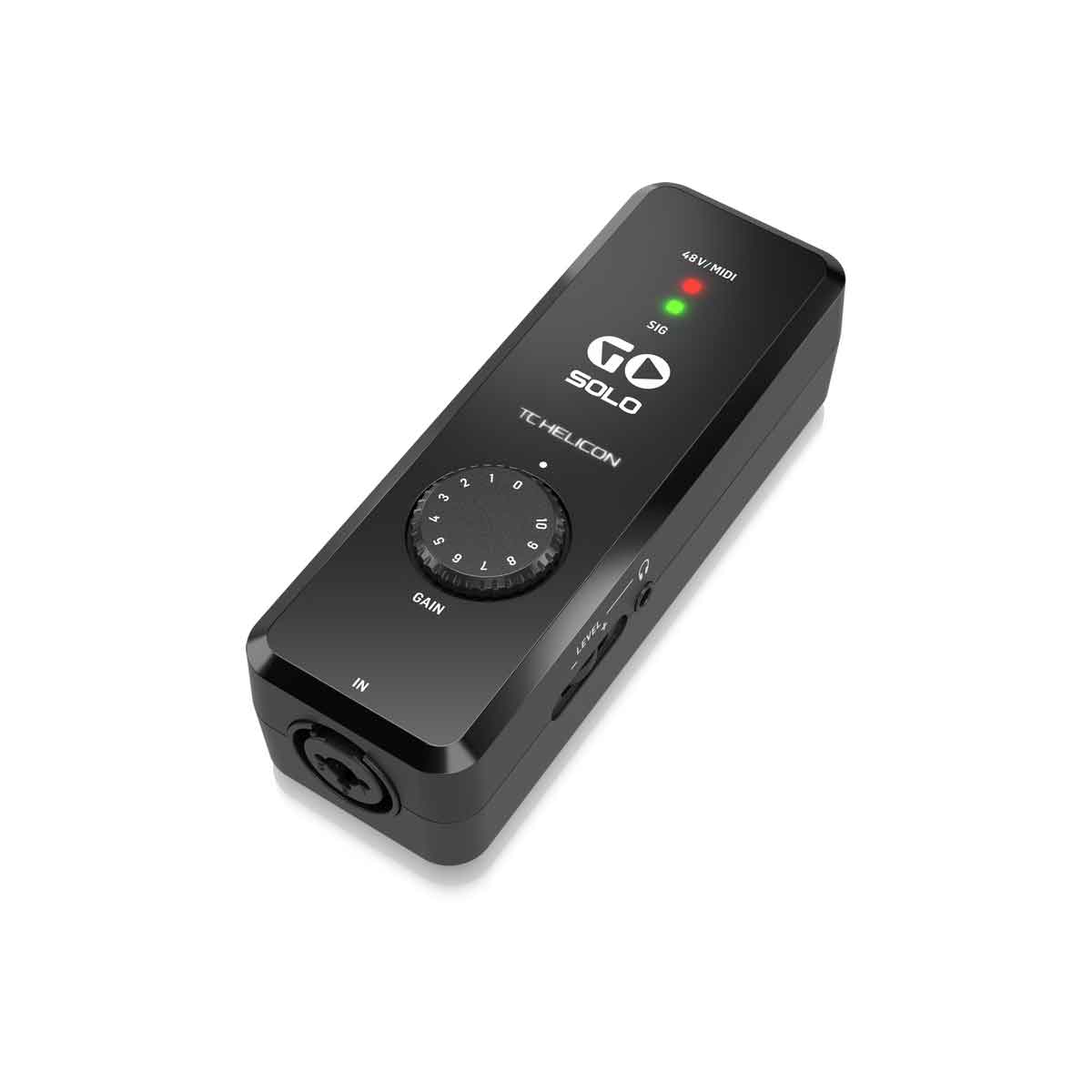 TC Helicon Go Solo High-Definition Audio/MIDI Interface for Mobile Devices Right