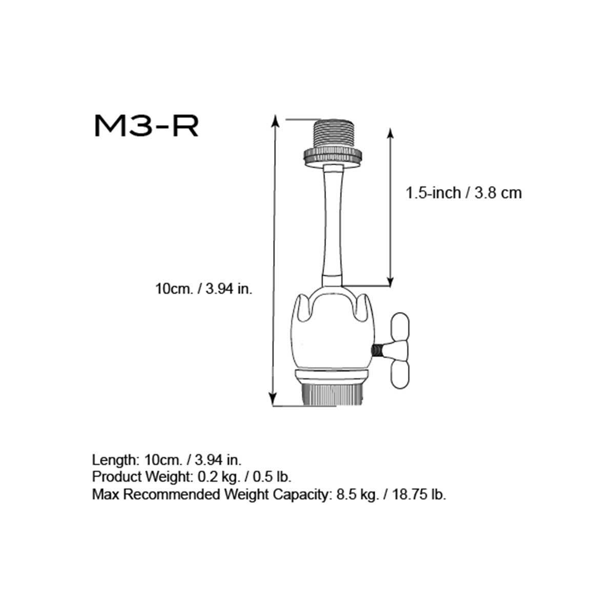 Triad-Orbit M3-R Retrofittable Long Stem Adaptor