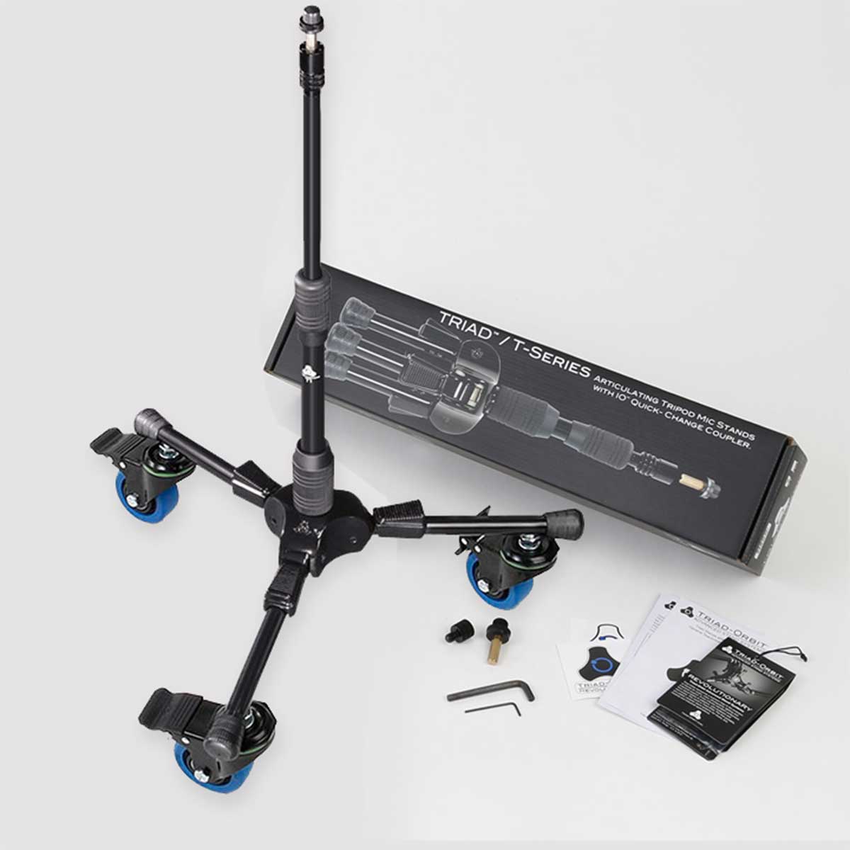 Triad-Orbit T1C Short Tripod Stand with Casters