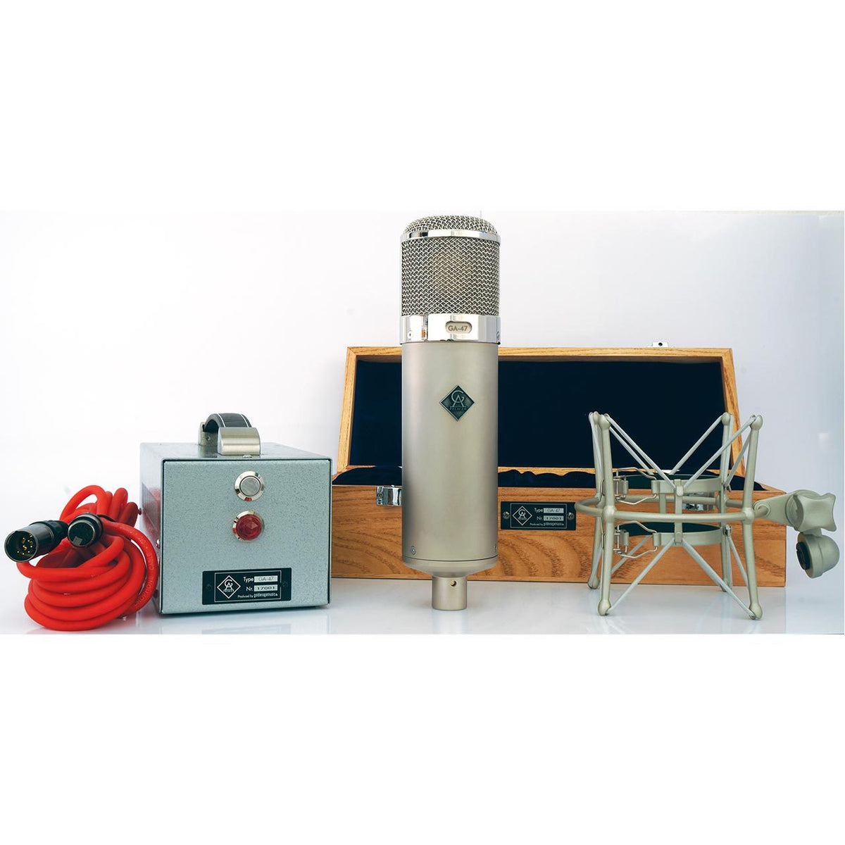 Tube Microphones - Golden Age Premium GA-47 Large Diaphragm Tube Condenser Microphone