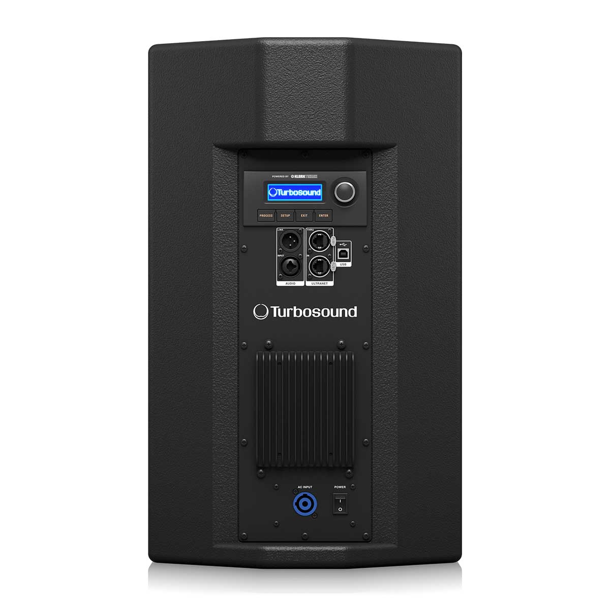 Turbosound NuQ102-AN 600W 2-Way 10\ Full Range Powered Loudspeaker with Klark Teknik DSP Technology and ULTRANET Networking"