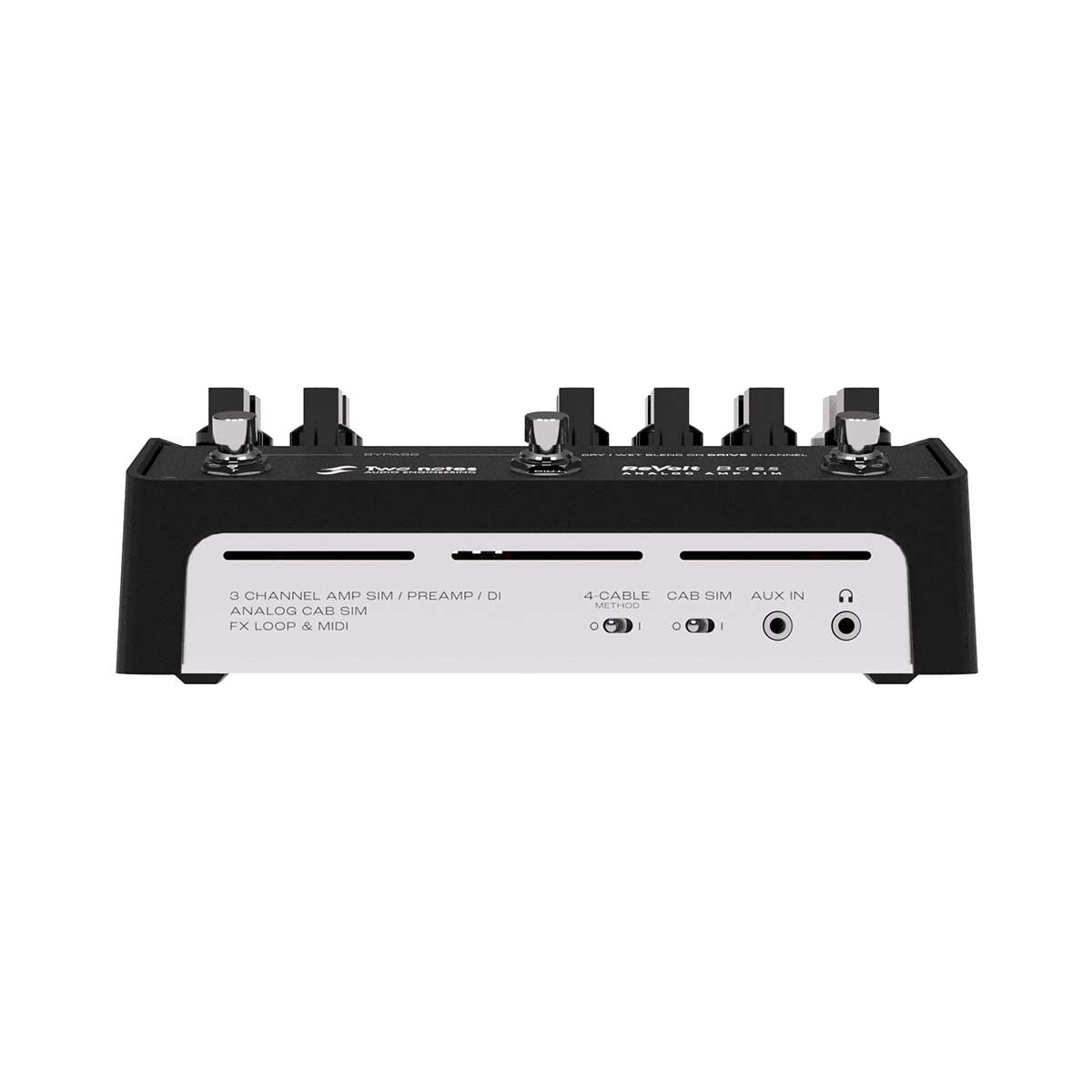 Bass Two Notes Two Notes Revolt Bass 3 CH Bass Amp Sim Pedal - Sounds Easy