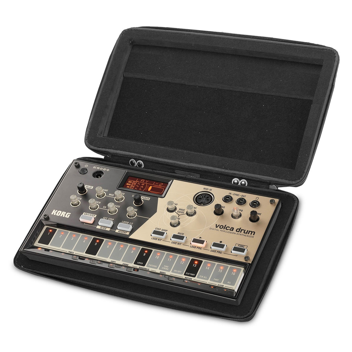UDG Creator Korg Kaoss Volca Hardcase Black