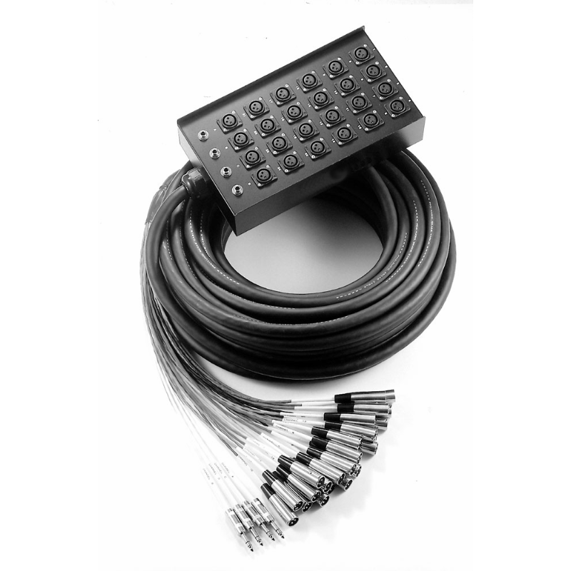 UXL 30m Multicore Cable 24 in XLR /4 Out TRS