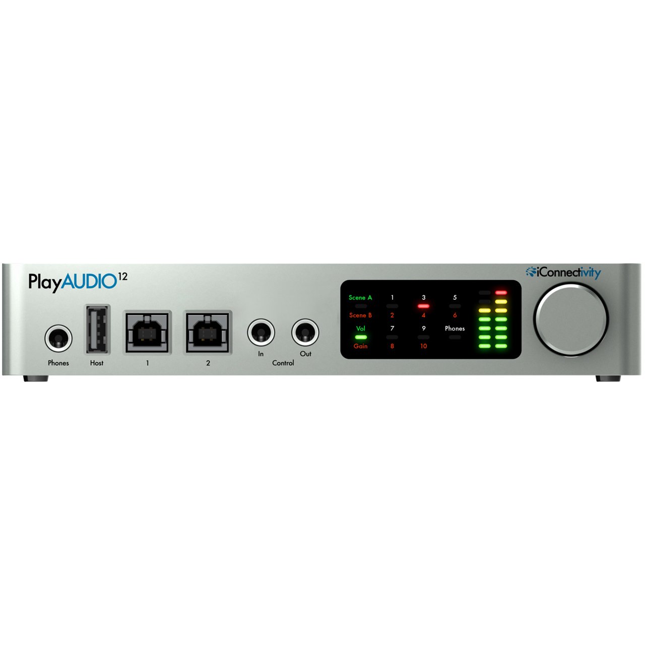 USB Audio Interfaces - IConnectivity PlayAUDIO12 - Dual USB Audio/MIDI Interface W/ 12 Outputs