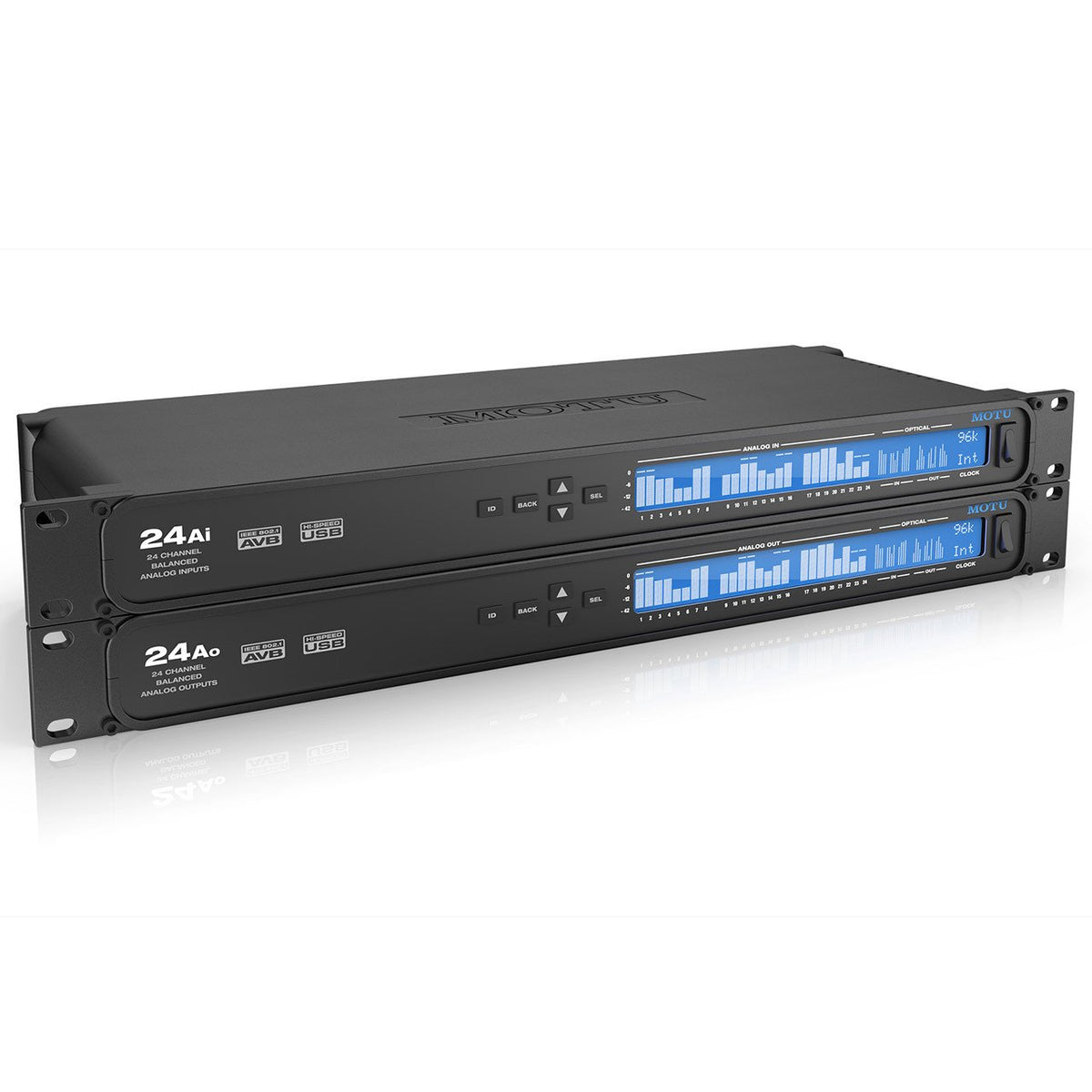 USB Audio Interfaces - MOTU 24Ai USB/AVB Ethernet Audio Interface