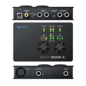 USB Audio Interfaces - MOTU MicroBook IIc USB Audio Interface