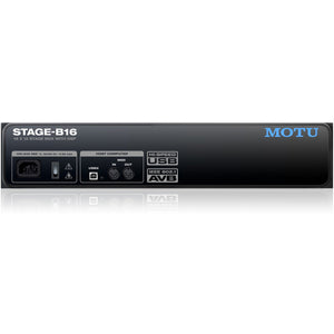 USB Audio Interfaces - MOTU Stage-B16 Stage Box And AVB Audio Interface With DSP