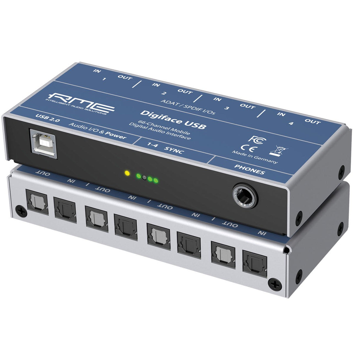 USB Audio Interfaces - RME Digiface USB Audio Interface - 4 X ADAT/SPDIF I/O + Headphones