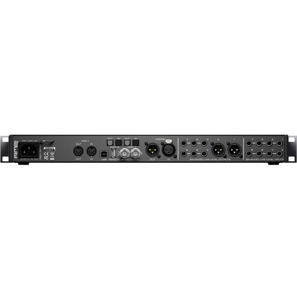 USB Audio Interfaces - RME Fireface UFX II 60-Channel USB Audio Interface