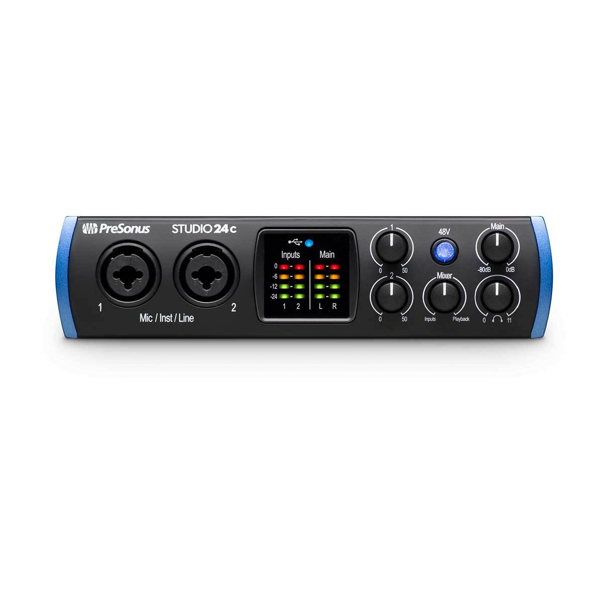 USB-C Audio Interfaces - PreSonus 24c USB-C Audio Interface